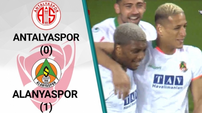 Antalyaspor 0 - 1 Alanyaspor MAÇ ÖZETi (Ziraat Türkiye Kupası Yarı Final İlk Maçı)