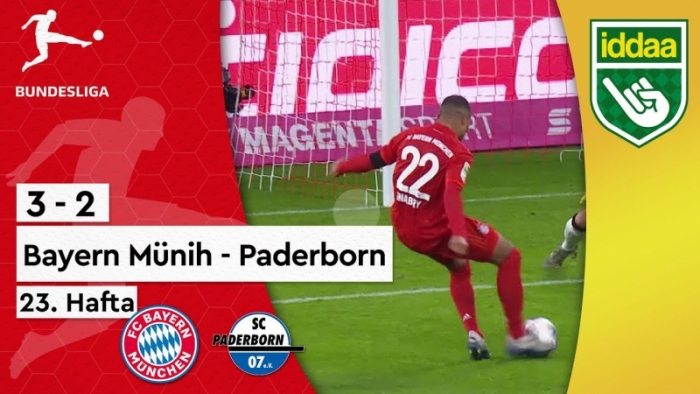 Bayern Münih - Paderborn (3-2) - Maç Özeti - Bundesliga 2019/20