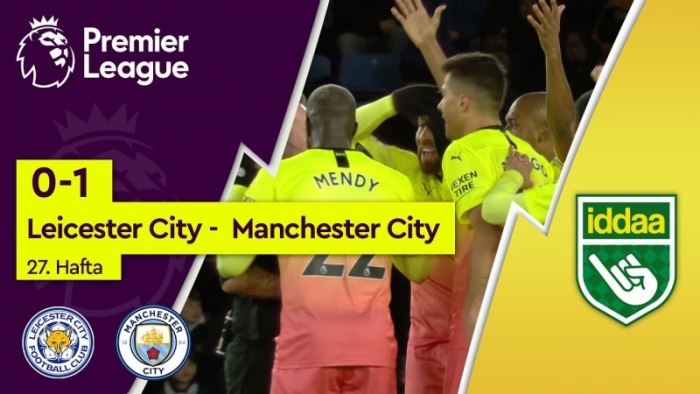 Leicester City - Manchester City (0-1) - Maç Özeti - Premier League 2019/20