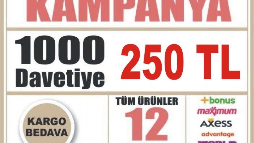 DÜĞÜN DAVETİYESİ 2020 YILININ KAMPANYASI