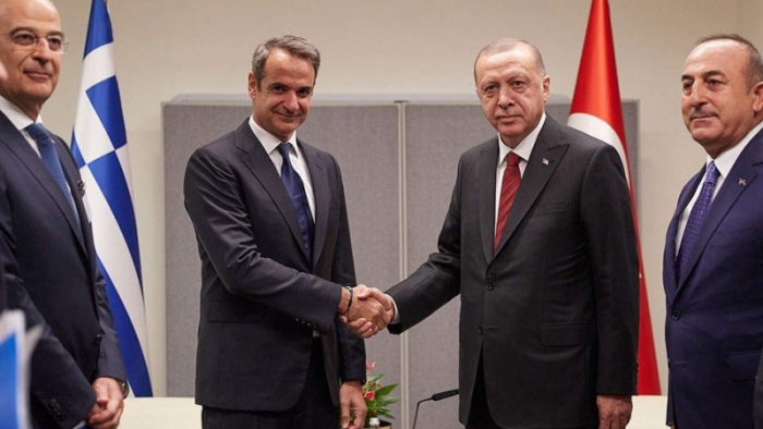 Mitsotakis, Erdoğan ile ilk toplantısını New York'ta gerçekleştirdi