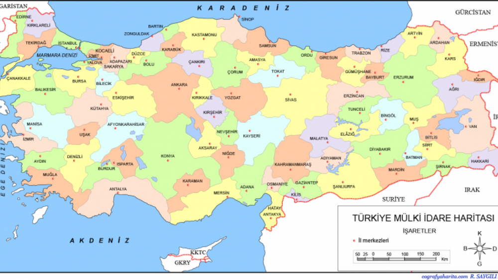 Türkiye Haritası Nedir?