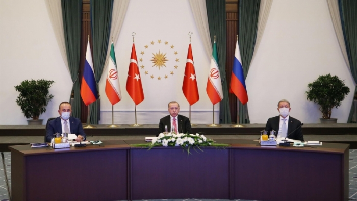 Türkiye, Rusya ve İran liderleri Astana zirvesinde çevrimiçi